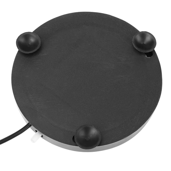 12 LED Licht Onderdompelbare Luchtbel voor Aquarium Vissentank Pomp Decor 12.5cm Chinees black