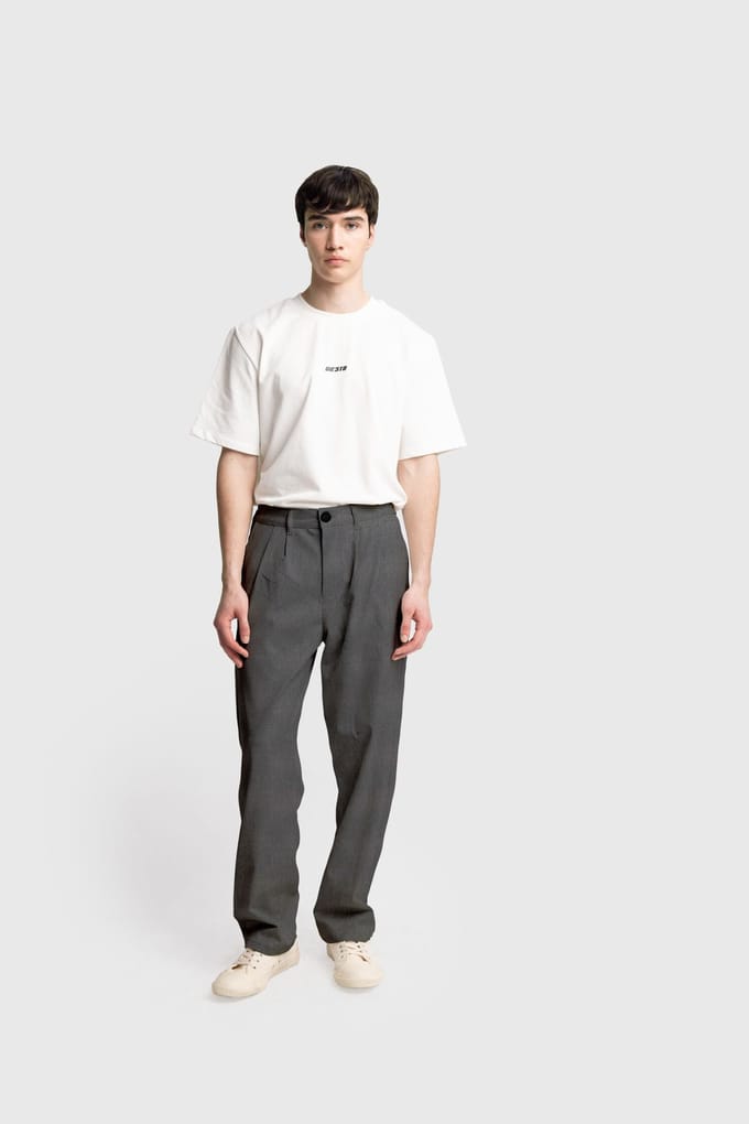 Gestrikte Rechte Pantalon