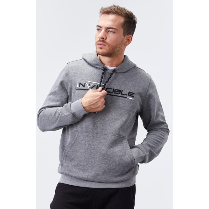 Heren Bedrukte Hoody met Zak