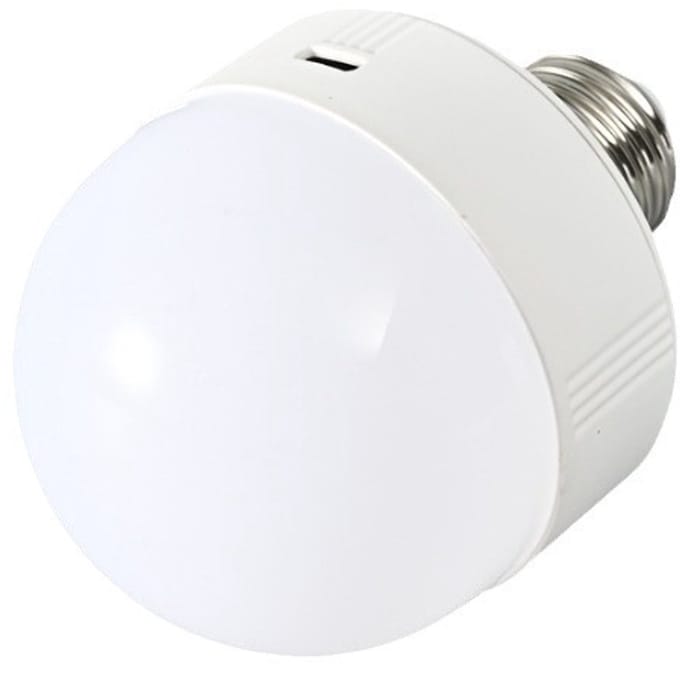 Wandlamp/tafellamp lichtbron RGB oplaadbare E27 lamp magnetisch