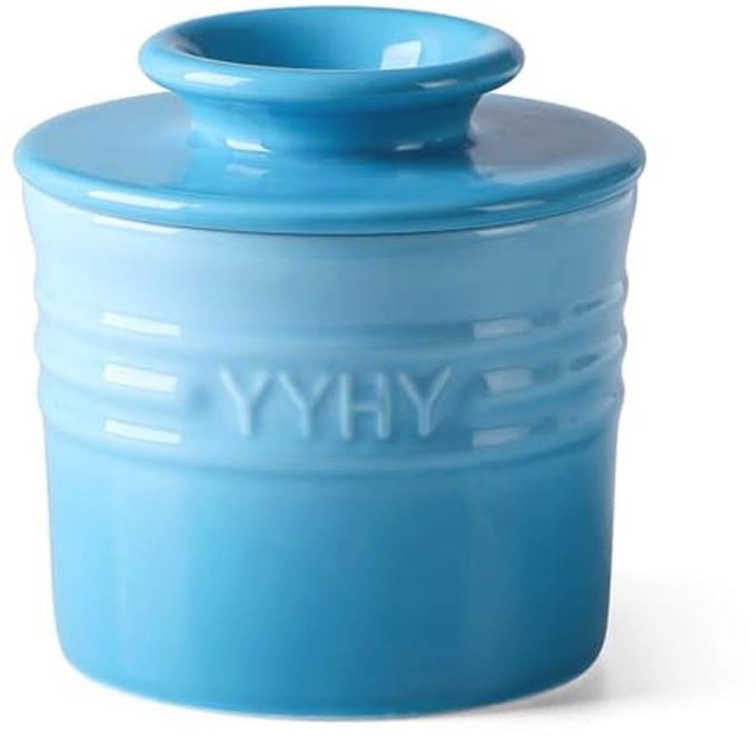Franse Boter Dish - Watergekoeld Keramisch Model voor Verse en Spreidbare Boter