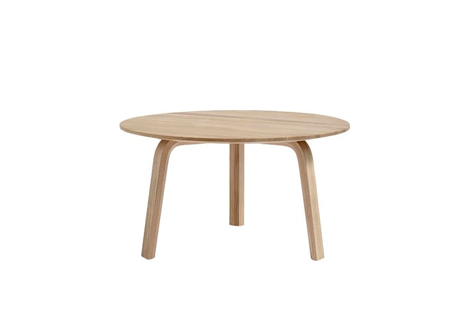 HAY - Bella Coffee Table Ø 60 x H 32 cm - eiken mat gelakt - beige