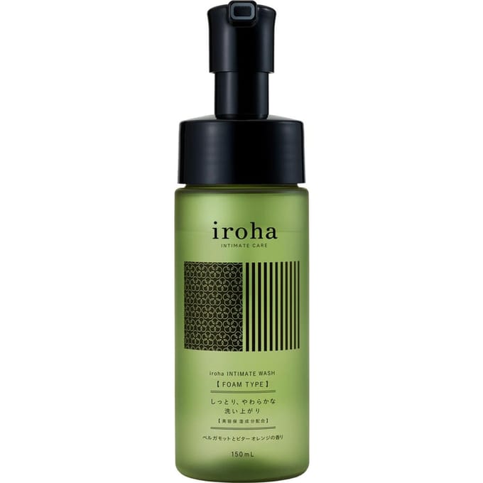 iroha INTIMATE CARE - Intimate Wash Foam Type Bergamot and Bitter Orange - 150ml