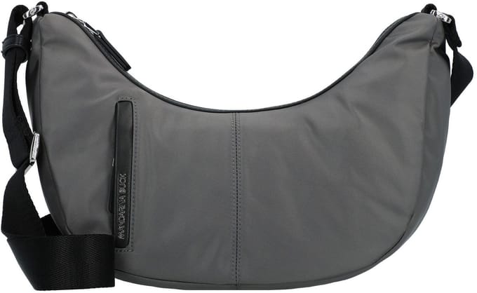 MANDARINA DUCK Schoudertas Hunter Hobo Bag Smoked Pearl Grijs
