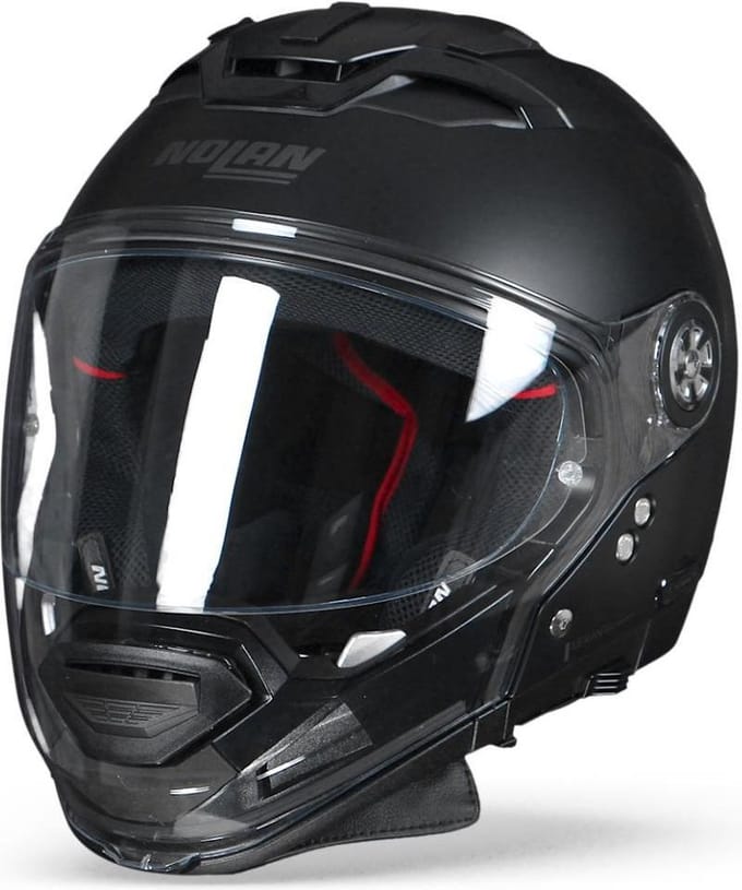Nolan N70-2 GT Classic 10 Flat Zwart Integraalhelm - Motorhelm - Maat S