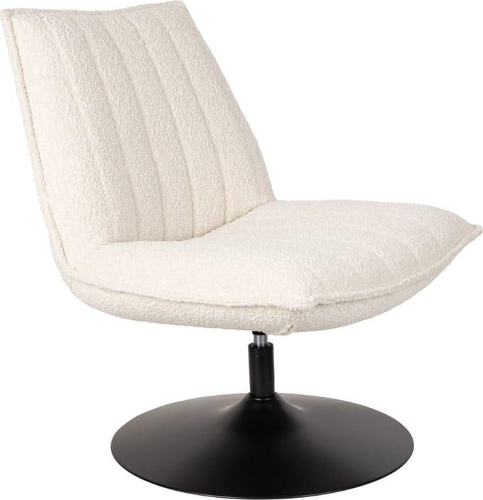 Housecraft Living Jax Fauteuil Gebroken Wit Bouclé