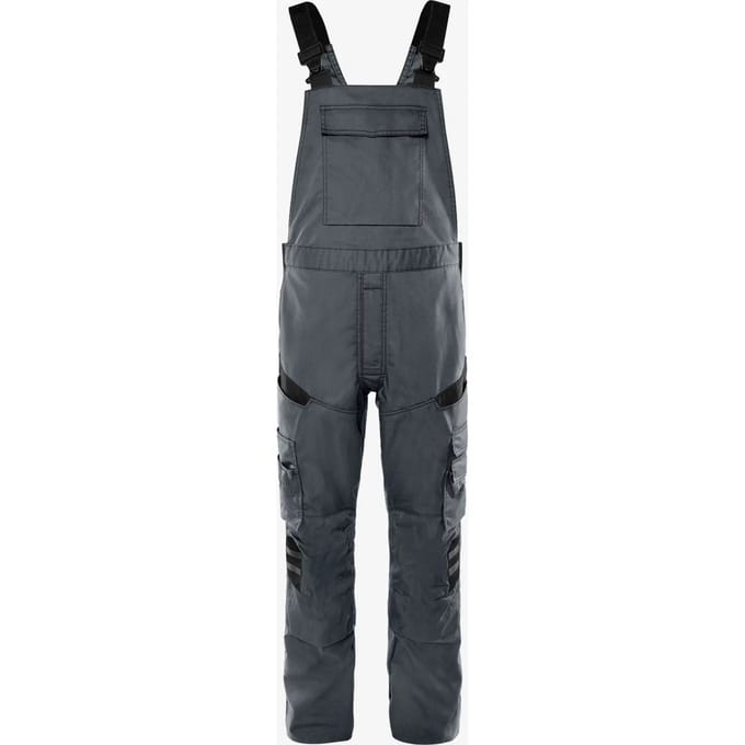 Fristads Amerikaanse overall 1556 STFP - Grijs/Zwart - C48