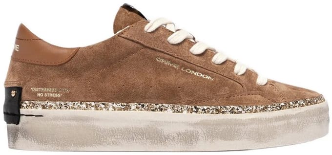Crime London Distressed Platform Schoenen Bruin EU 37 Vrouw