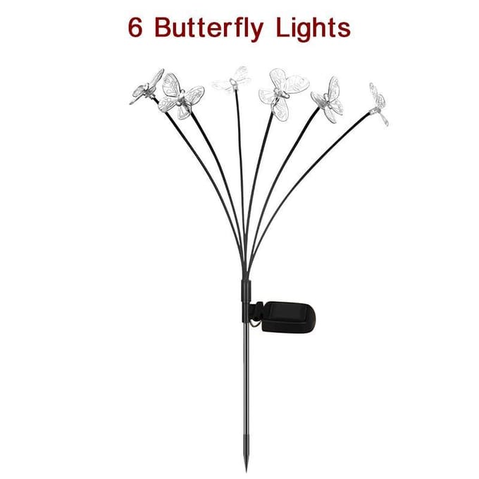 Lampe de jardin solaire, lumière décorative de jardin étanche extérieure white