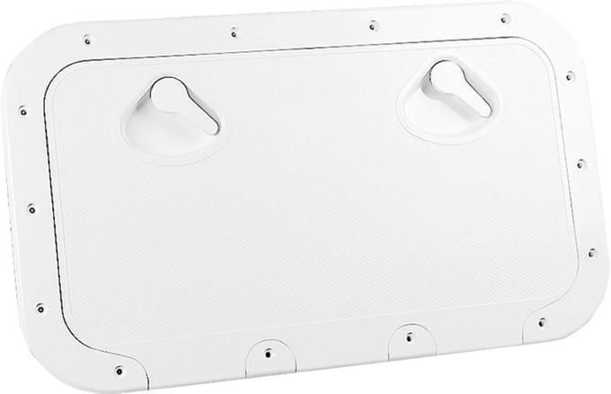 BREG - Classic inspectieluik - Wit - 355x600 mm - met slot