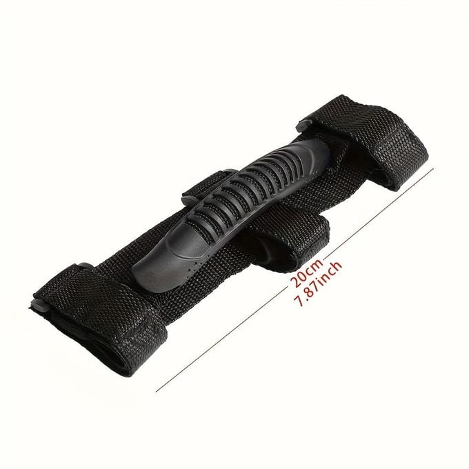 Opvouwbare Step Grip Ideaal voor Opvouwbare Steps En E-Bikes, Step Stuurhandvat Nylon Band, Handige Greep voor Steps zwart