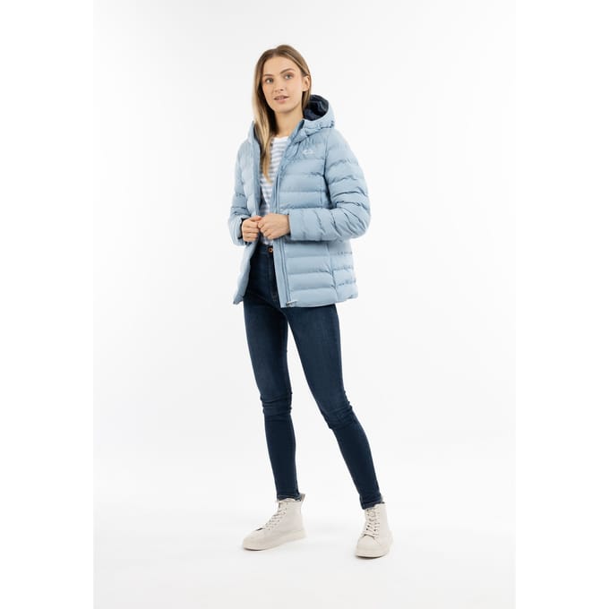 ICEBOUND Gewatteerd winterjack Dames lichtblauw
