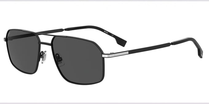 Hugo Boss BOSS 1603/S Matte black silver 58/16/145 MAN Zonnebrillen