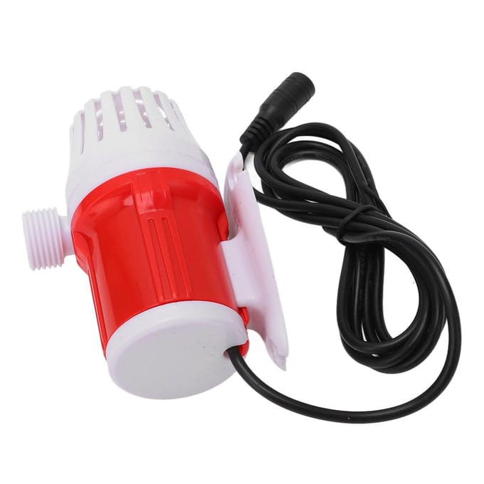 Boosterpomp Watercirculerend Borstelloos 1200Lh 20W DC12V voor Visvijver Aquarium
