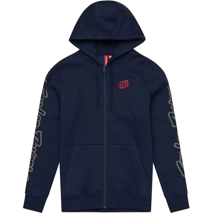 Hooded sweatshirt met rits Troy Lee Designs Branded
