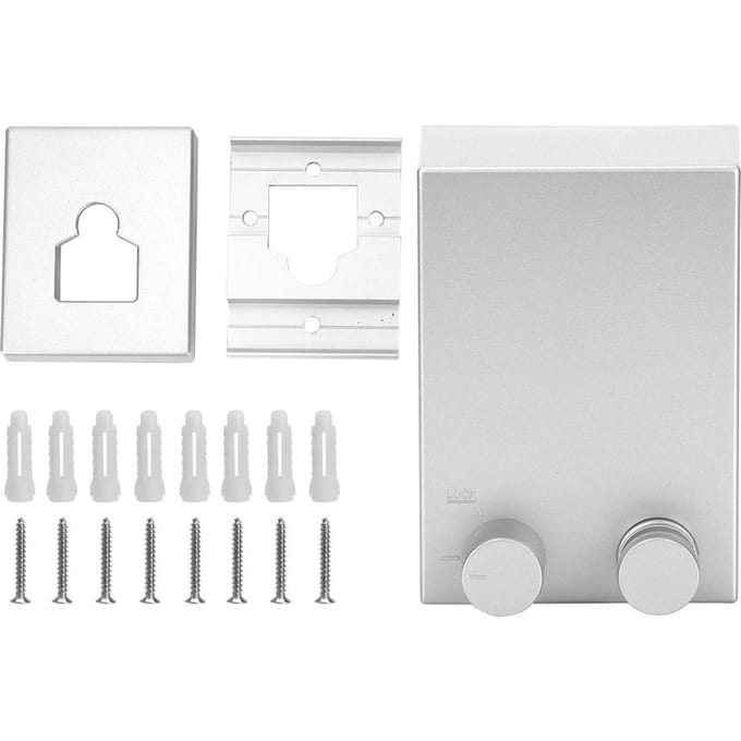 Sèche-linge mural rétractable dissimulé en acier inoxydable 304 white