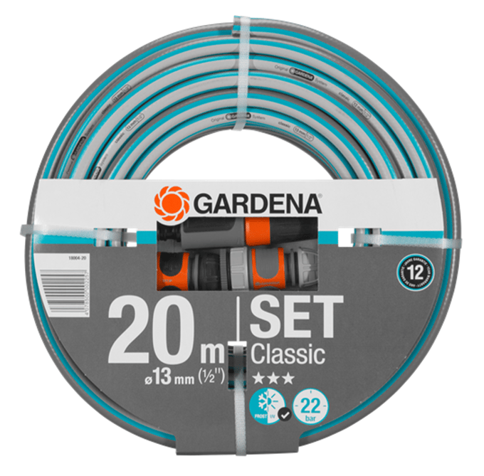 Gardena Classic Tuinslang Met Aansluitarmaturen 13 Mm (1/2") 20 M