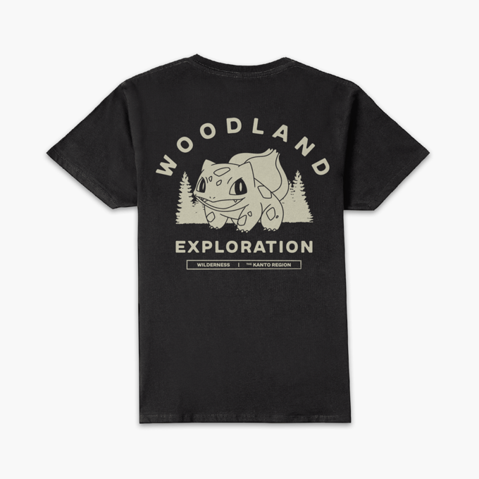 Pokémon Woodland Exploration Unisex T-Shirt - Black - S