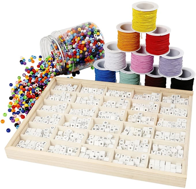 CC Materialenset Letterkralen Armbanden