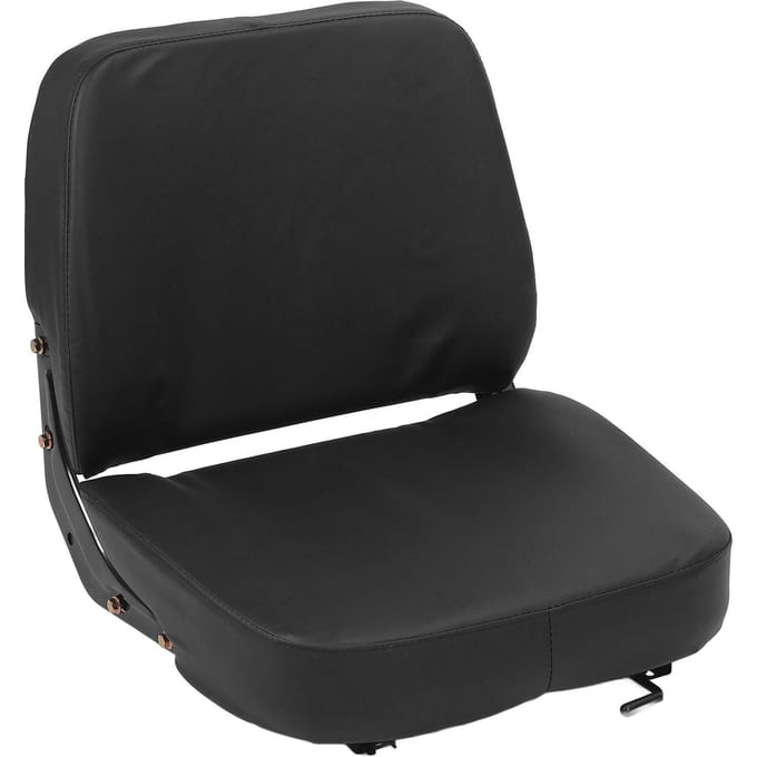 Vorkheftruckstoel Met Dubbele Schuifrails Neerklapbaar Comfortabel PVC Leer voor Kiepwagen Maaier Skid