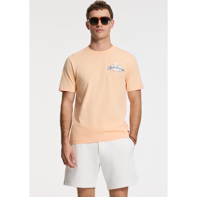 Shiwi Liam Regular T-shirt Paradise Orange Peaches Größe: S | Basic T-Shirts Outlet | Herren | Orange