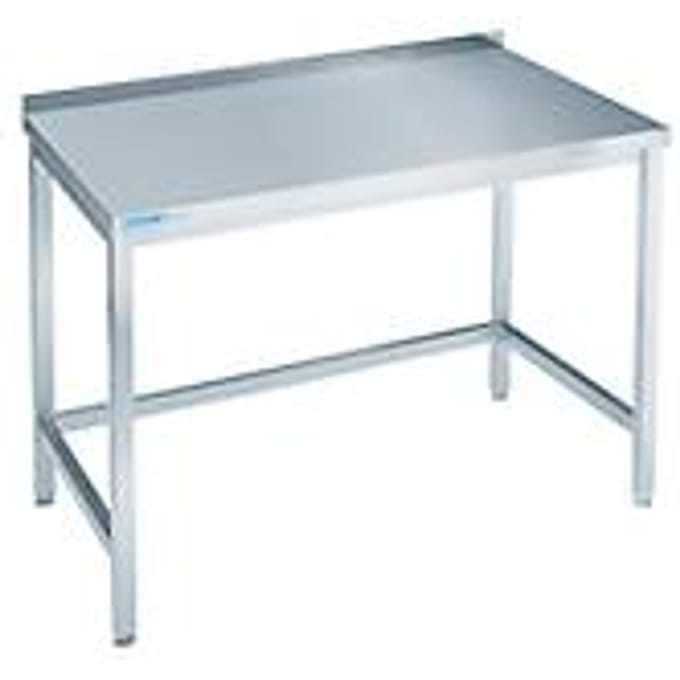Werktafel van rvs, inrijvakken, 850 x 700 x 1000 mm