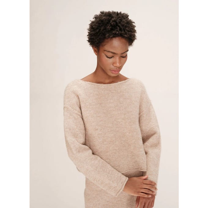 Grace & Mila Tamino trui wol beige