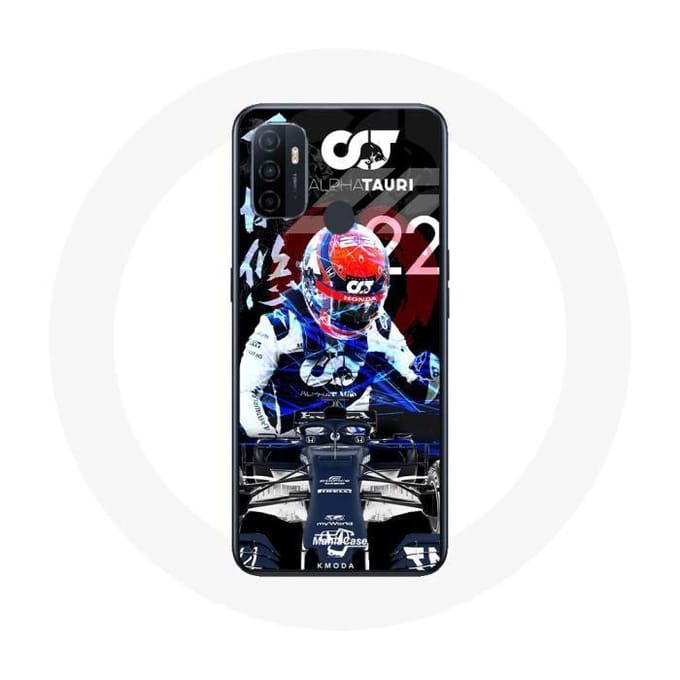 Oppo A53 Case Formule 1 Yuki Tsunoda Japanse F1-coureur