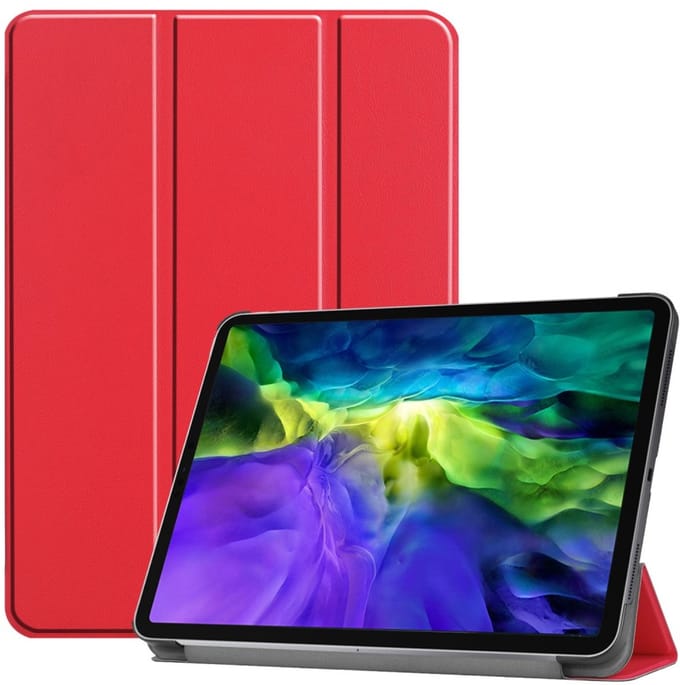 Tri-fold smart case hoes voor iPad Pro 11 (2020 / 2021) - rood