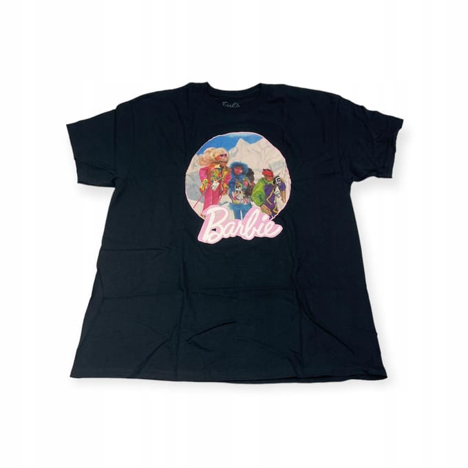 Koszulka T-shirt męski okrągły dekolt SPENCER'S BARBIE M black