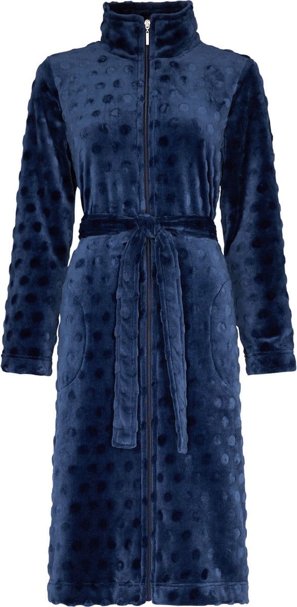 Blauwe dames badjas Pastunette Naomi - Blauw - Maat - M