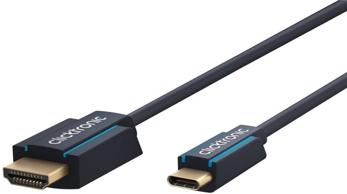Clicktronic USB-C™ to HDMI™ Adapter Cable 2 m