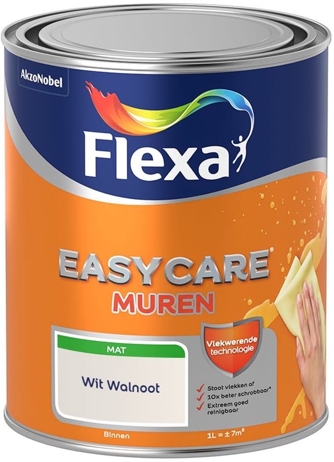 Flexa - Easycare Muren - Wit Walnoot - Mengverf - 1 L