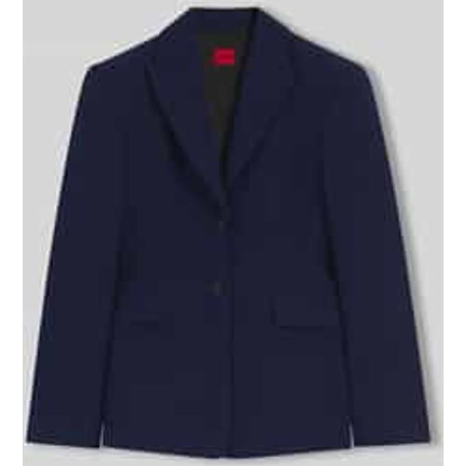 regular fit blazer met 2-knoopsluiting