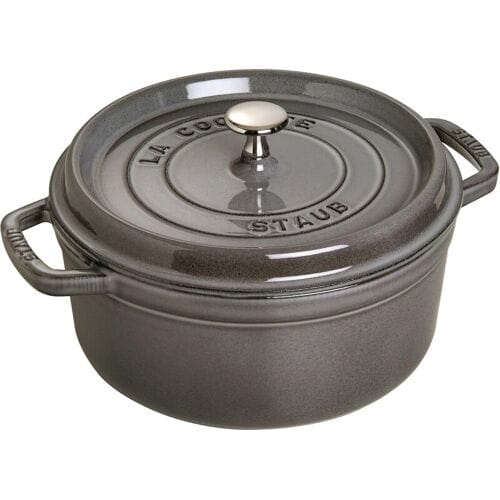 Staub Braadpan Cocotte Grafietgrijs - ø 24 cm / 3.8 liter
