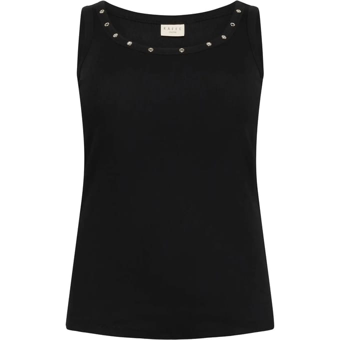 Damestanktop KAFFE Curve KCCarina Eyelets