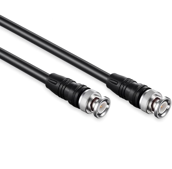 BNC Aansluitkabel - 50 Ohm - 10 meter - Zwart