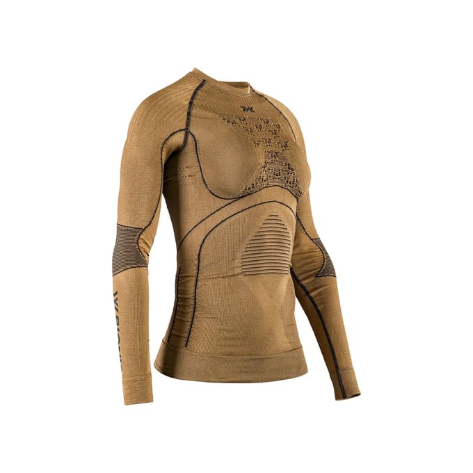 X-bionic Radiactor 4.0 Lange Mouwen Basislaag Goud M Vrouw