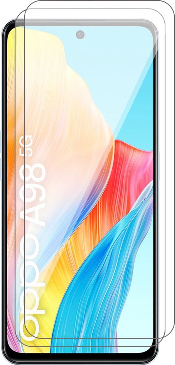 Screenprotector geschikt voor Oppo A98 - 2x Glas Screen Protector