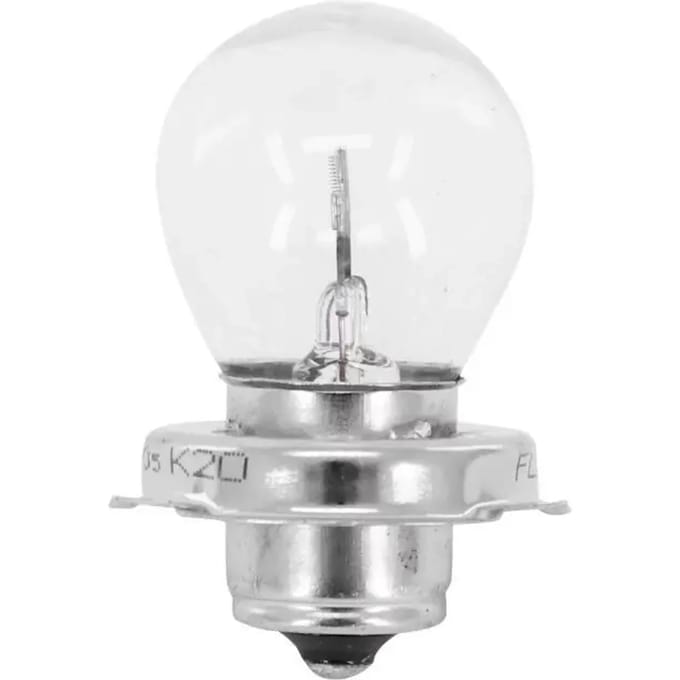 witte gloeilamp 6v 15w basis p26s s3 sb25 flosser voor bromfiets unit nieuw