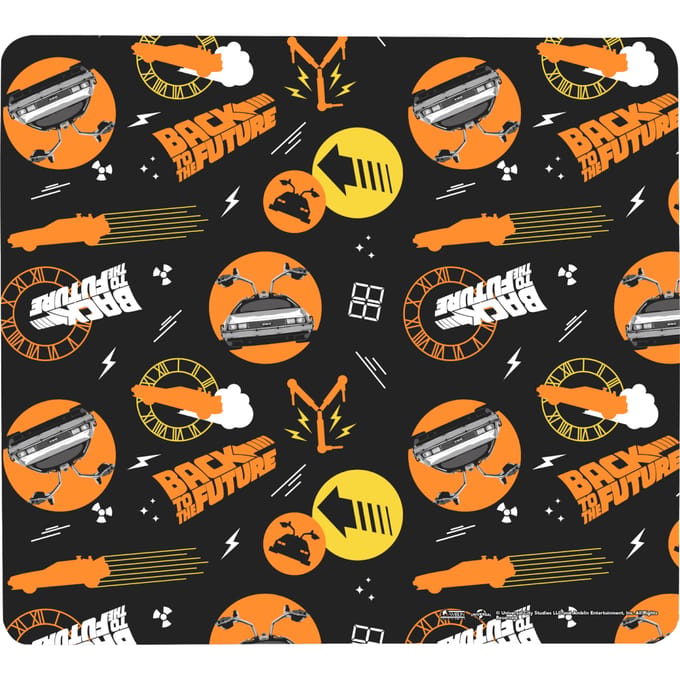 Back To The Future BTTF Icons Gaming Mouse Mat - Small