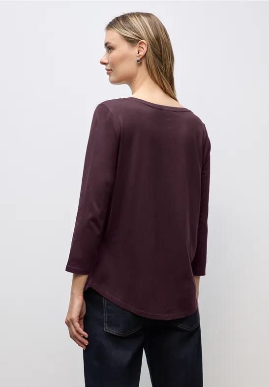 Shirt in lange stijl