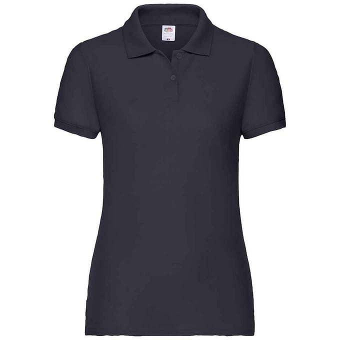 Fruit of the Loom Dames/dames Dame Fit Piqué Polo Shirt (Deep Navy)