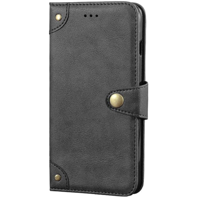 Pour Doogee S200 G Étui Boucle Métallique Cuir Rétro Arrière Coque Pour Doogee S200 G Accessoires de Coque