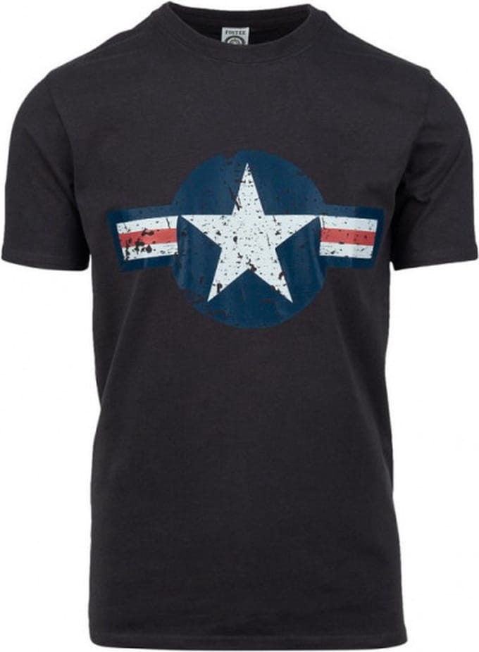 Fostex WWII Series - T-shirt WWII Air Force (kleur: Grey / maat: S)