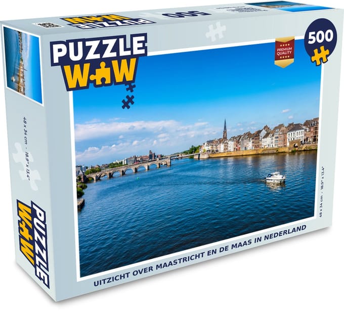 Puzzel Boot - Lucht - Maastricht - Legpuzzel - Puzzel 500 stukjes