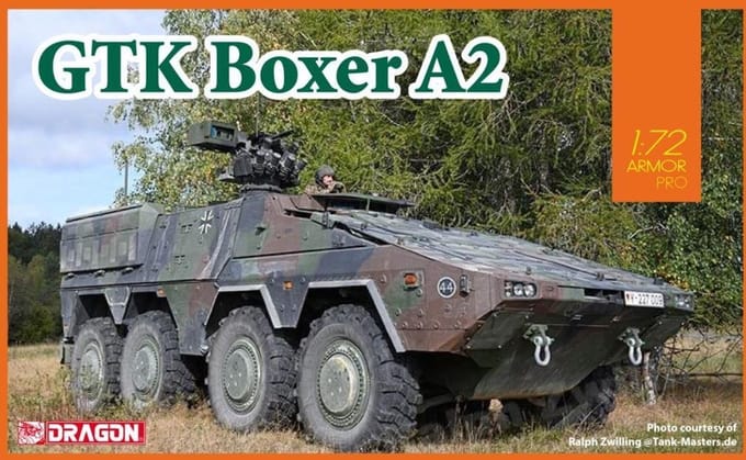 Dragon Modelbouwpakket Militaire voertuigen - 7680 GTK Boxer A2 Plastic - 1:72 - Modelbouw