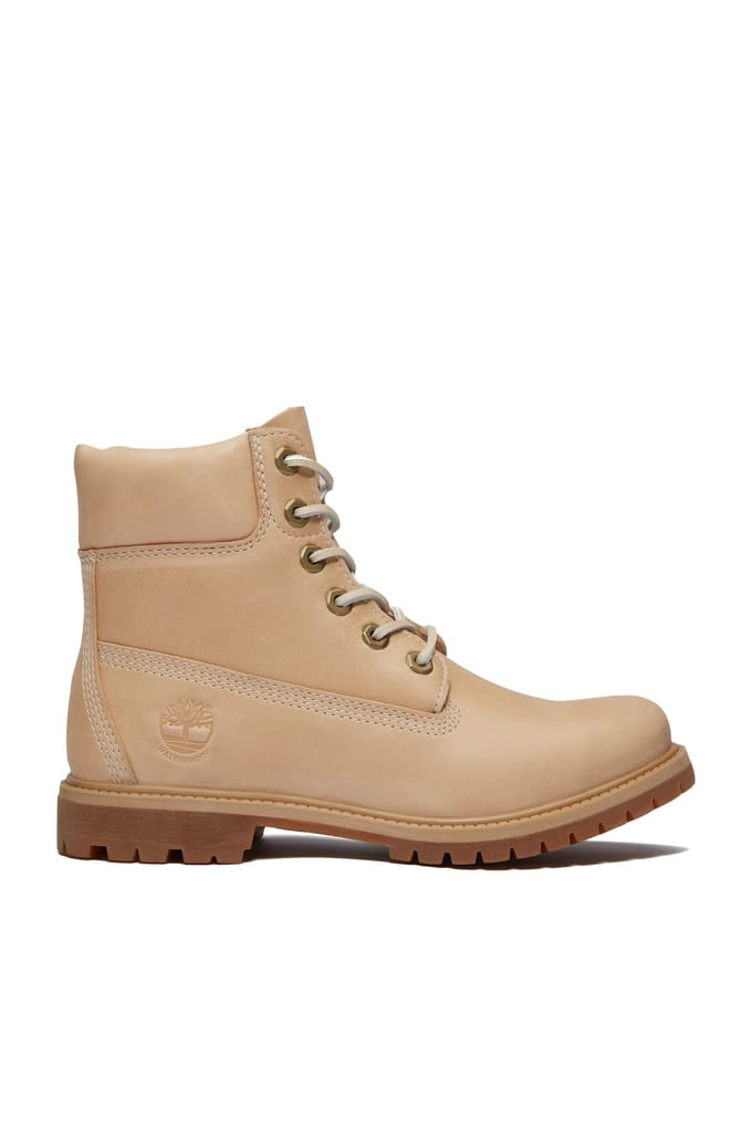 Timberland Premium 6 Inch Lace Up Waterproof Boot Medium Beige Full Gra Größe: 41 | Stiefel Outlet | Damen | Braun