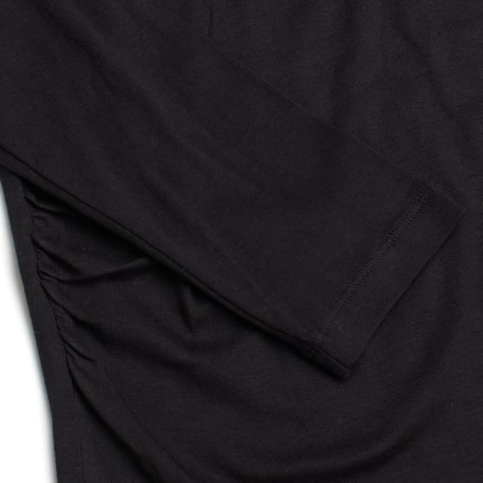 Modern positie T-shirt met V-hals en lange mouwen 719653 dames