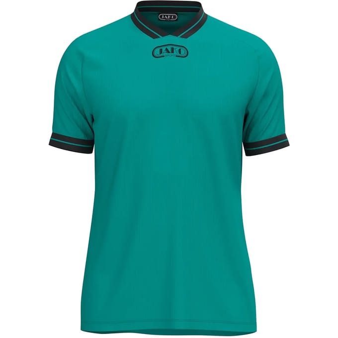 Jako Retro Shirt Korte Mouw Kinderen - Turkoois | Maat: 128